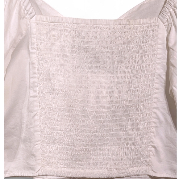 ✨NWT The Drop Annie Sweetheart Neckline Puff Sleeve Top Size  Large✨ - Picture 4 of 10